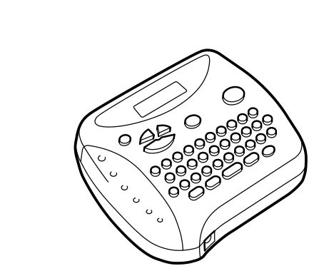 Brother PT-1170 handheld QWERTY label maker shown in the official user-guide line drawing; diagram, not a photograph