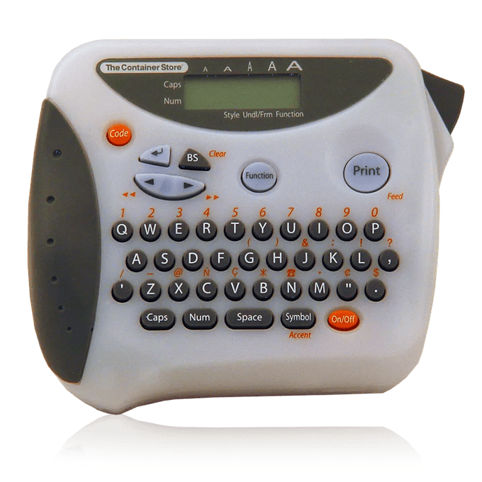 Étiqueteuse portable Brother PT-1190 avec clavier QWERTY et écran LCD de huit caractères, représentée dans l'image de la page produit américaine de Brother