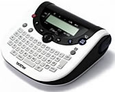Brother P-touch PT-1290 handheld label maker with QWERTY keyboard and LCD