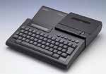 Archival Brother PT-8000 desktop labeling system with a keyboard and display