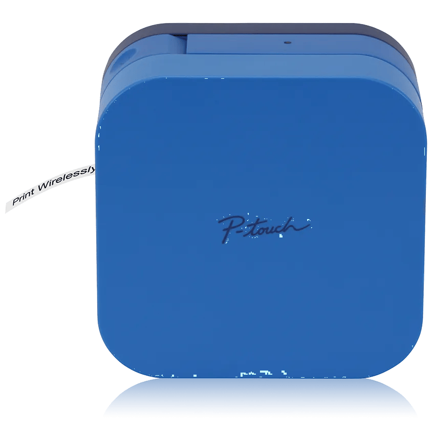 Brother P-touch CUBE PT-P300BTBU blue-finish manufacturer rendering